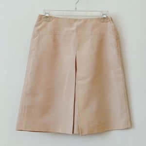 J.Crew silk A-line skirt